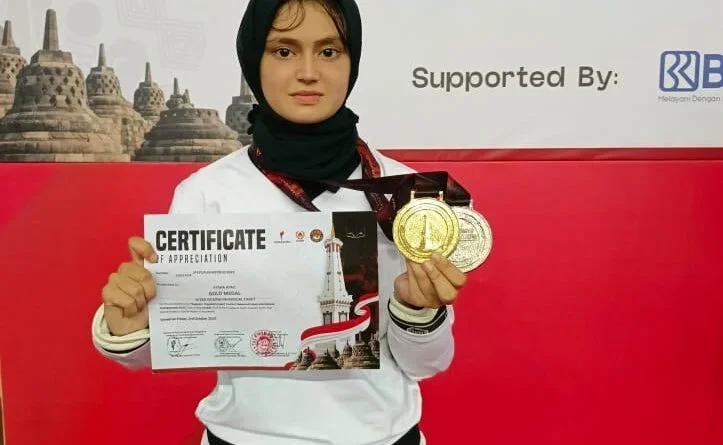 Pakistan’s Youngest Taekwondo Champion Ayesha Ayaz Wins Gold and Silver at Indonesia International Championship 2025