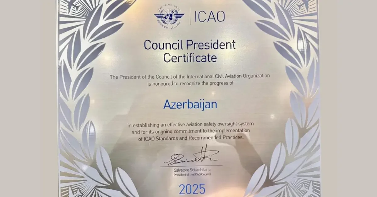 Pakistan Receives ICAO Council President Certificate for Excellence in Aviation Security Oversight