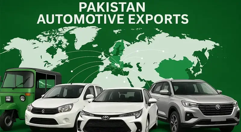 Pakistan Exports Cars to 20 Countries, Including Japan and U.S., Earning Rs 1.41 Billion in Foreign Exchange