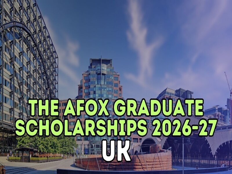 AFOx Graduate Scholarships 2026–27 | Fully Funded Study Opportunity at the University of Oxford