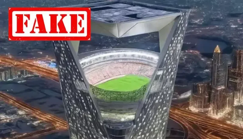 Viral Video of Saudi ‘Sky Stadium’ Confirmed to Be AI-Generated