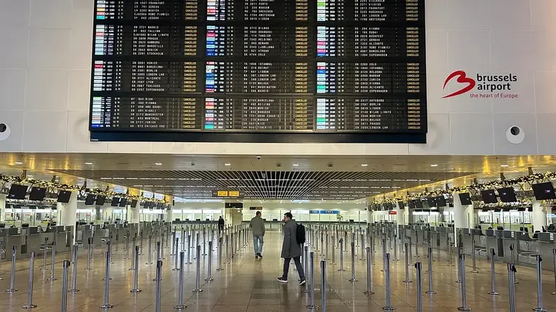 Belgium Nationwide Strike Cancels All Departures at Major Airports