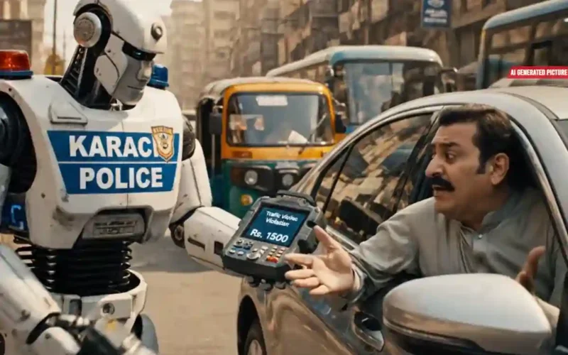 Karachi Traffic Police to Deploy Robots for E-Challan Enforcement Under E-Tracks System