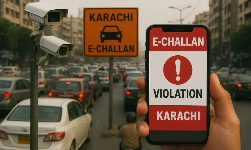Sindh Identifies Karachi Roads Where E-Challans Are Currently Not Being Issued