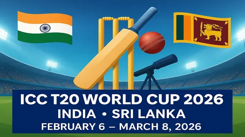 ICC T20 World Cup 2026 Schedule to Be Announced Soon; Ahmedabad Likely to Host Final as India and Sri Lanka Prepare for Co-Hosting Duties