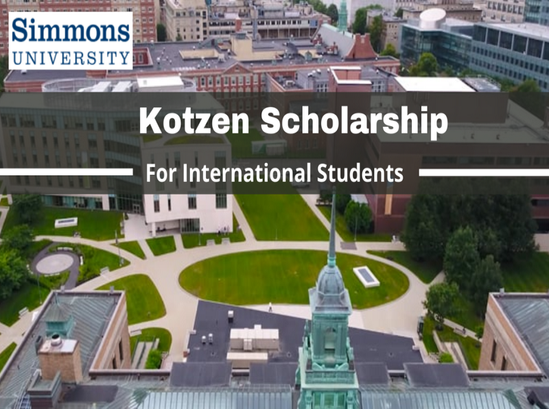 Simmons University Offers Fully Funded Kotzen Scholarship for International Students to Study in the United States