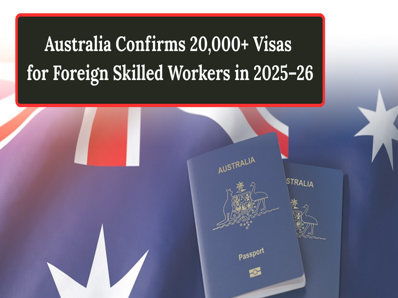Australia Announces 20,350 Skilled Migration Visa Places for 2025–26 Across Subclass 190 and 491 Pathways