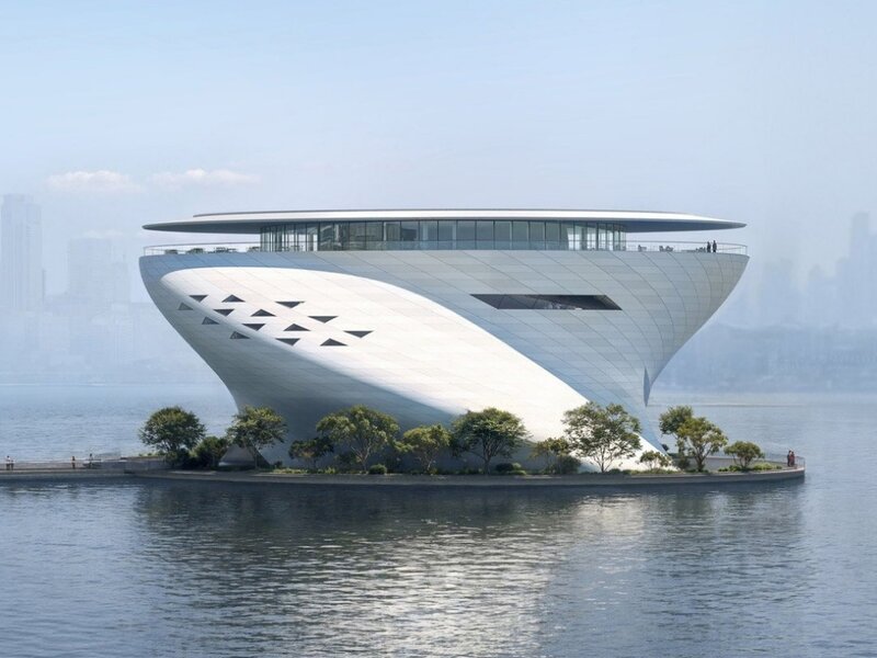 Dubai Announces Floating Duma Museum of Art Designed by Tadao Ando on Dubai Creek