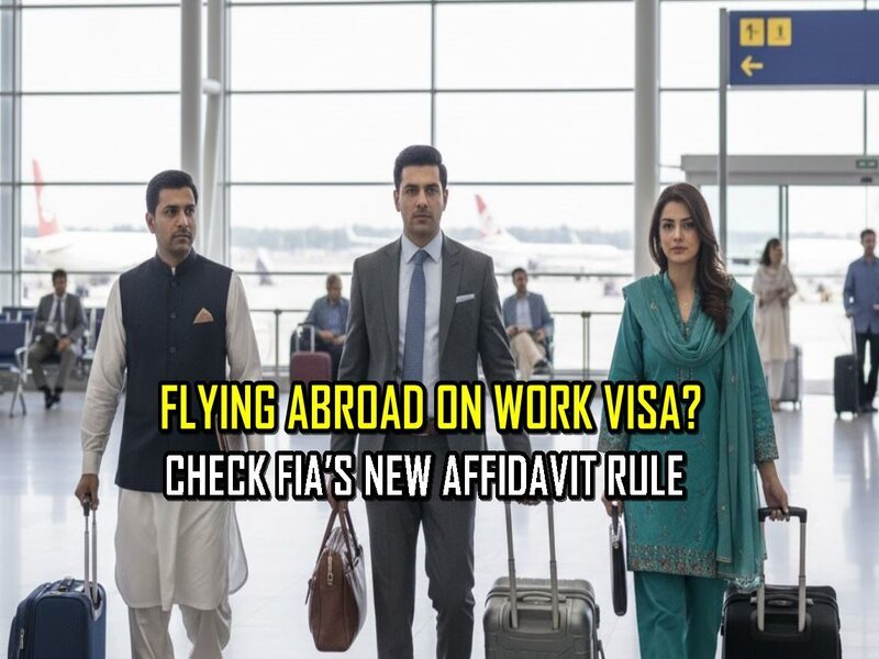 FIA Makes Affidavit Mandatory for Pakistanis Traveling Abroad for Employment