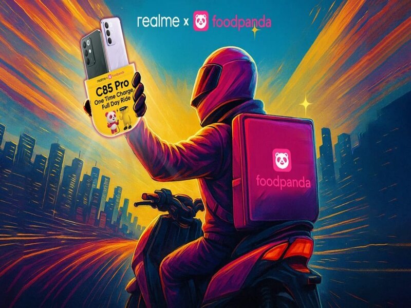 Realme and Foodpanda Team Up to Provide 20,000 Riders With C85 Pro Smartphones
