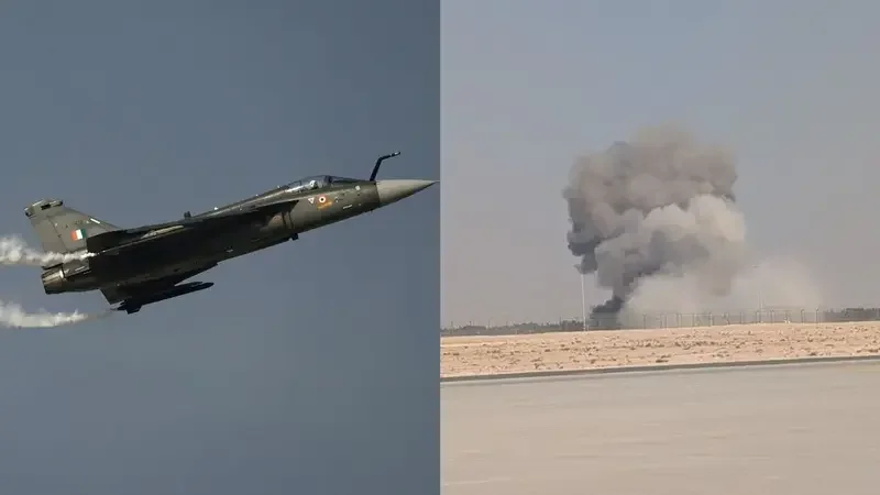 India’s Tejas Fighter Jet Crashes During Demo at Dubai Airshow