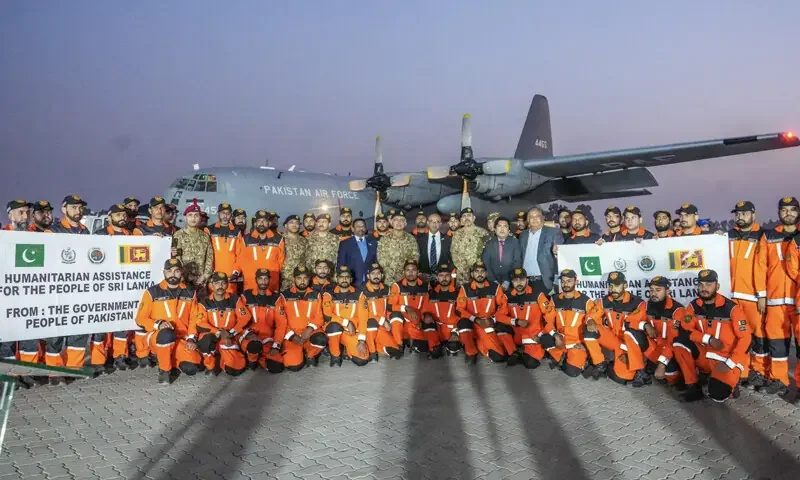 Pakistan Sends Search & Rescue Team, Relief Aid to Sri Lanka After Devastating Cyclone