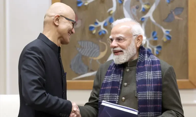 Microsoft Commits $17.5 Billion to AI Infrastructure in India, Its Largest Investment in Asia