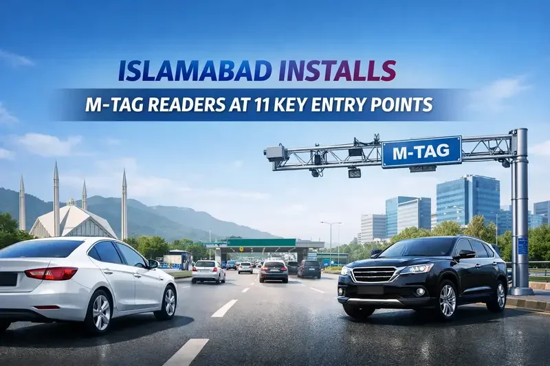 Islamabad Enhances Vehicle Security with M-Tag Readers and Surveillance Cameras
