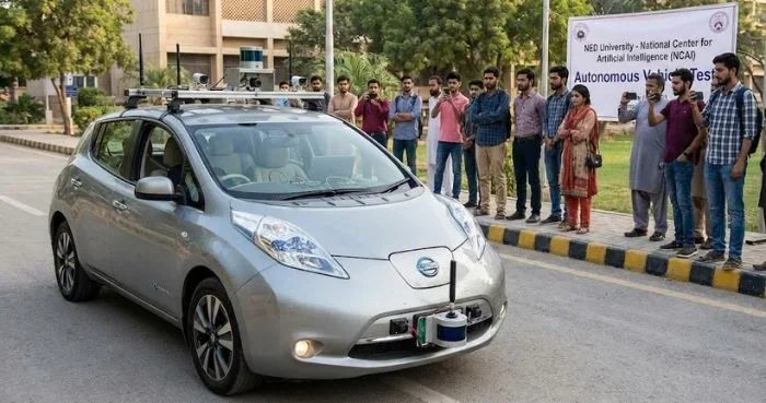 NED University Engineers Test Pakistan’s First AI-Powered Driverless Car