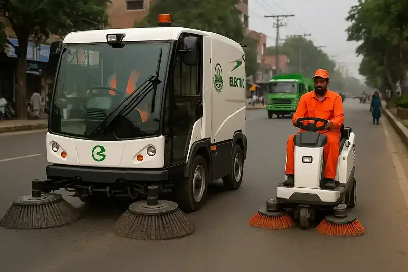 Clean Punjab Initiative Upgrades Street Cleaning with Electric Vehicles and Mechanical Sweepers