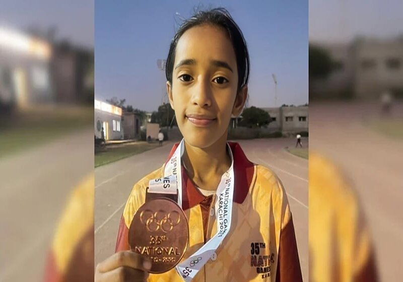 Nine-Year-Old Kainat Wins Bronze in Women’s 10,000m at 35th National Games