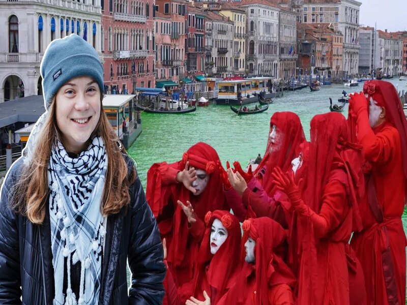 Greta Thunberg Temporarily Banned from Venice for Green Water Protest