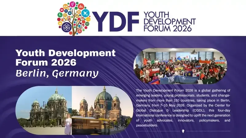 Applications Open for Fully Funded Youth Development Forum 2026 in Berlin, Germany