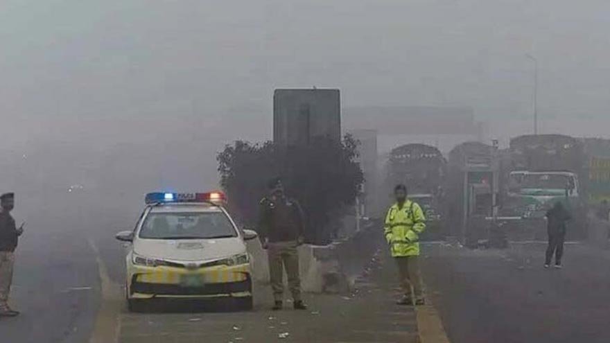 Seven Motorways Closed Across Pakistan Due to Dense Fog