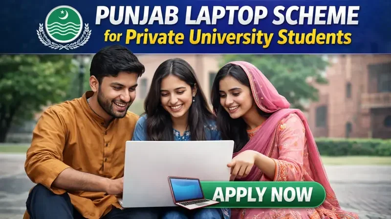 Punjab Laptop Scheme for Private University Students 2026: Apply Now
