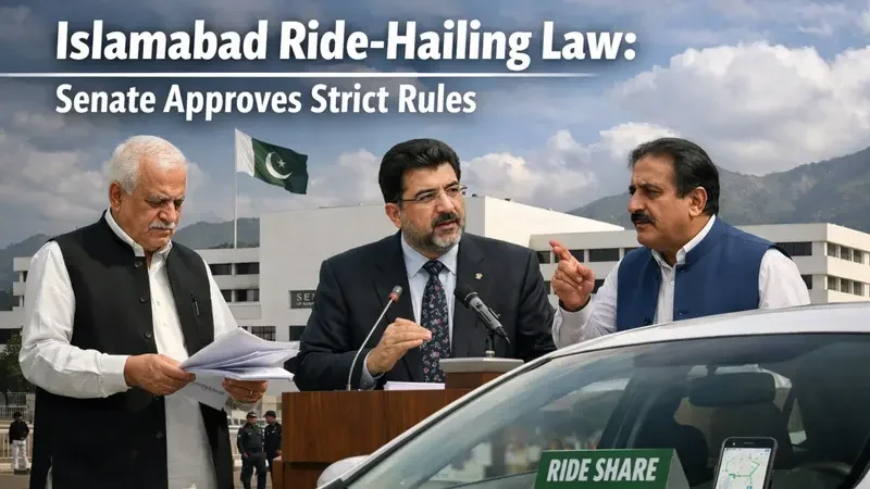 Senate Approves Strict Islamabad Ride-Hailing Law to Regulate Transport Services