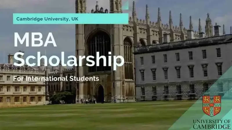 Cambridge University Announces MBA Scholarship 2026 for International Students in the UK