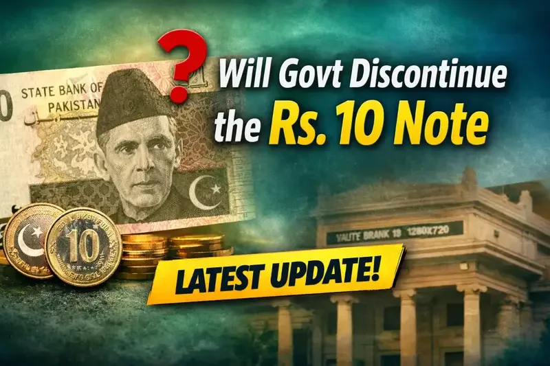 Will Pakistan Discontinue the Rs. 10 Currency Note in 2026? Here’s the Latest Update