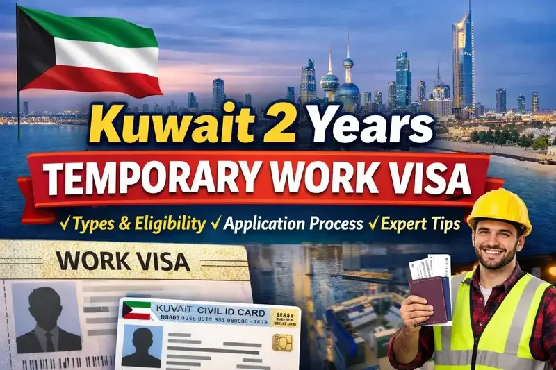 Kuwait Launches 2-Year Temporary Work Visa in 2026: Full Application Guide
