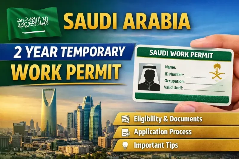 Saudi Arabia Introduces 2-Year Temporary Work Permit for 2026: Complete Guide