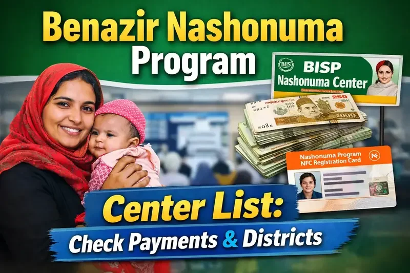 Benazir Nashonuma Program Centers 2026 Announced, Payments and Districts Revealed