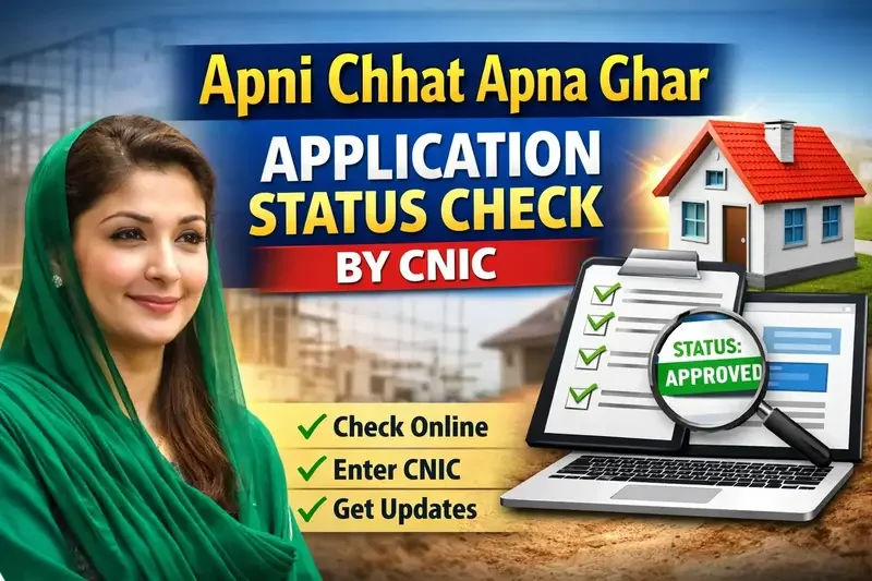 How to Check Apni Chhat Apna Ghar Application Status by CNIC in 2026: Complete Guide