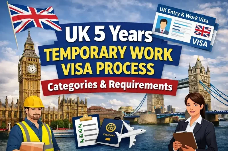 UK 5‑Year Temporary Work Visa Process 2026: Complete Online Application Guide