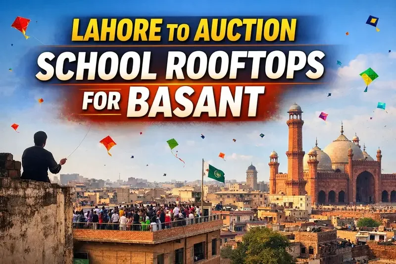 Lahore to Auction Government School Rooftops for Basant 2026 Celebrations