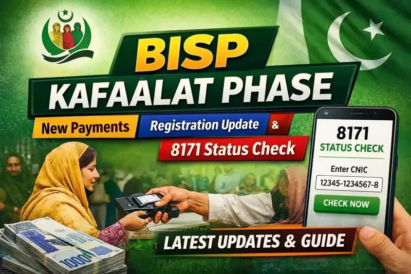BISP Kafaalat Phase Updates 2026 — New Payments, Registration Changes & 8171 Status Check Guide