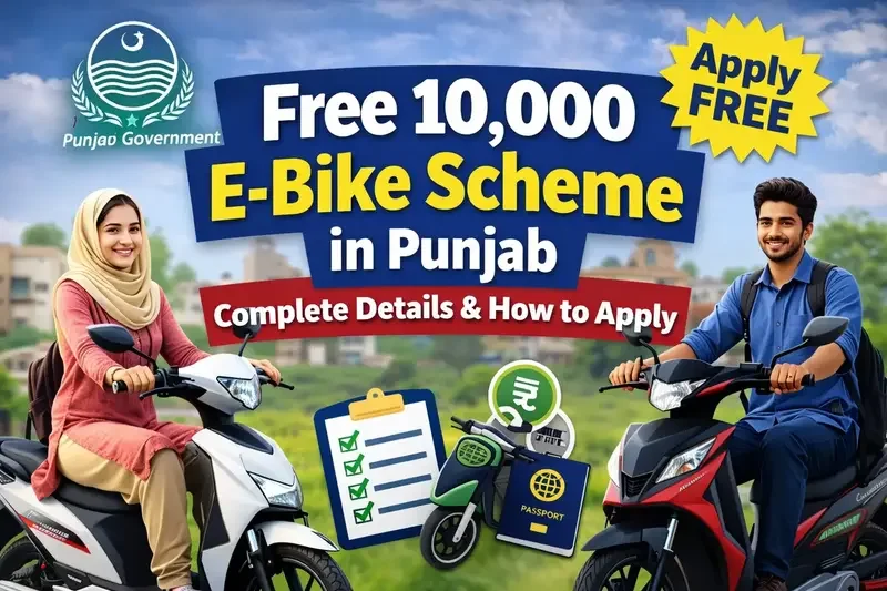 Free 10,000 E-Bike Scheme in Punjab 2026: Eligibility, Application Process & Key Details
