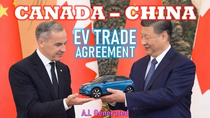 Canada and China Sign Trade Deal to Allow 49,000 Chinese EVs into Canadian Market