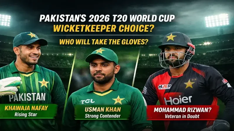 Who Will Be Pakistan’s Wicketkeeper for the 2026 T20 World Cup?
