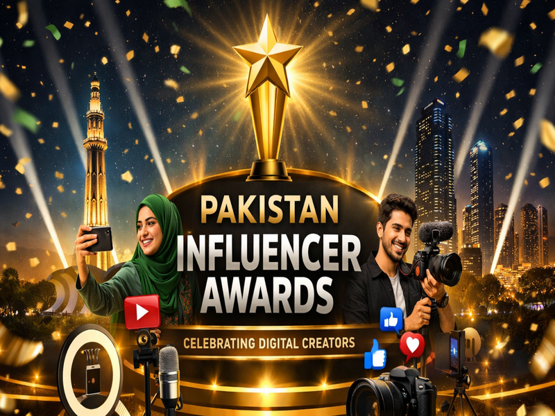 Pakistan announces Influencer Awards 2026 to honor top digital creators