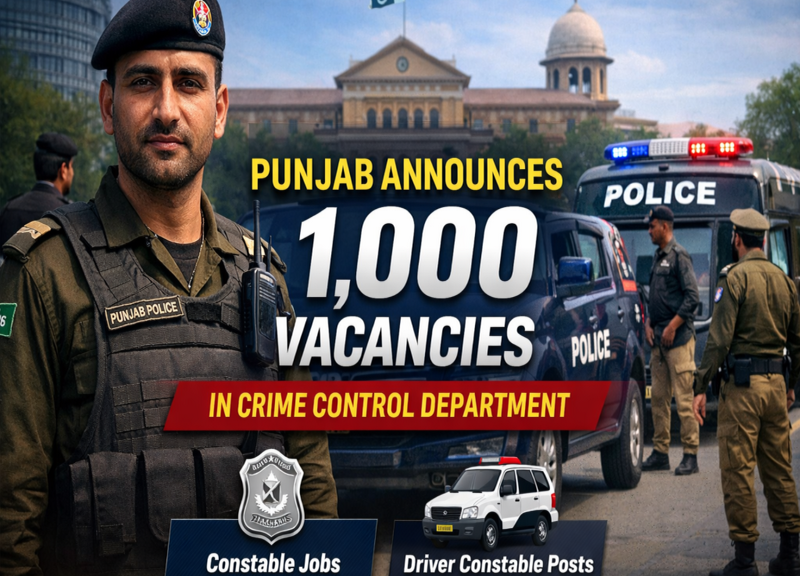 Punjab Police to Recruit 1,000 Personnel for Crime Control Department, Recruitment Awaiting CM Approval