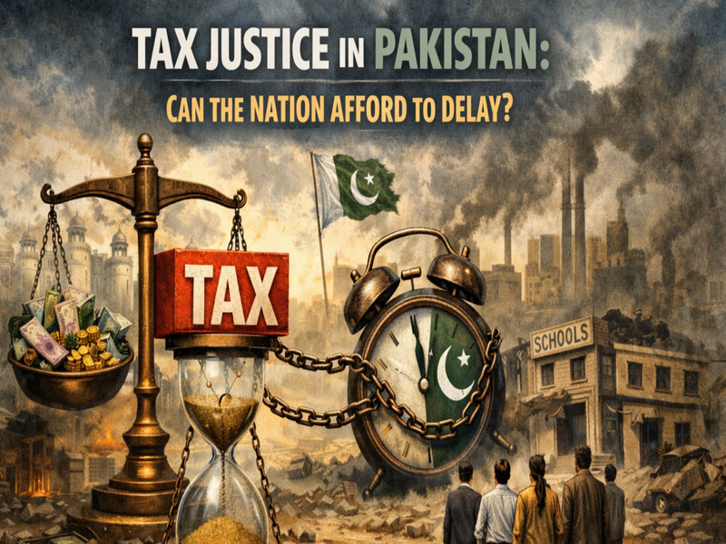 Tax Justice in Pakistan: Urgent Reforms Needed to Reduce Inequality and Ensure Sustainable Economic Growth
