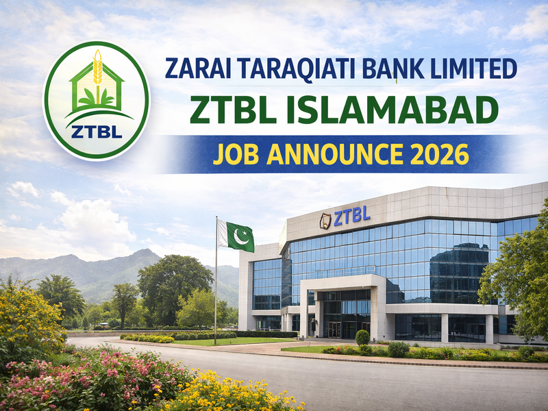 ZTBL Jobs 2026: Zarai Taraqiati Bank Ltd Invites Applications for Chief Information Officer (CIO)