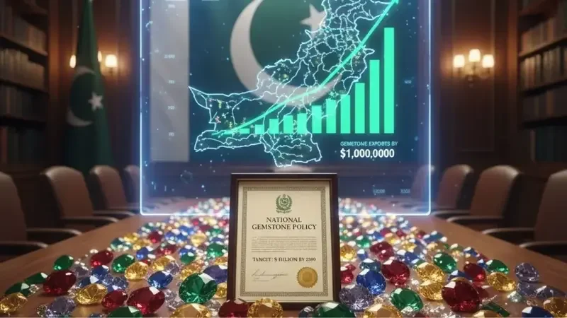 Pakistan Aims to Increase Gemstone Exports by $1 Billion to Strengthen Trade Revenue