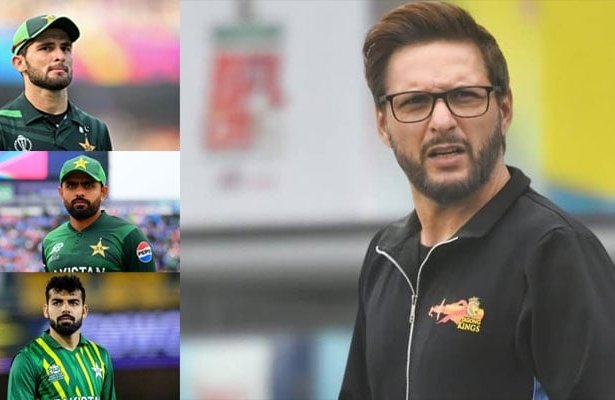 Shahid Afridi Urges Dropping Babar, Shaheen and Shadab After Pakistan’s Defeat to India