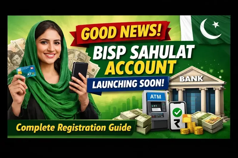 Good News: BISP Sahulat Account Launches in 2026 – Complete Registration Guide