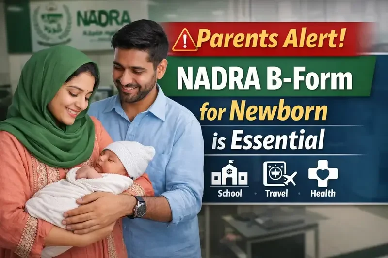 Parents Advised: NADRA B-Form Registration for Newborns Mandatory in 2026