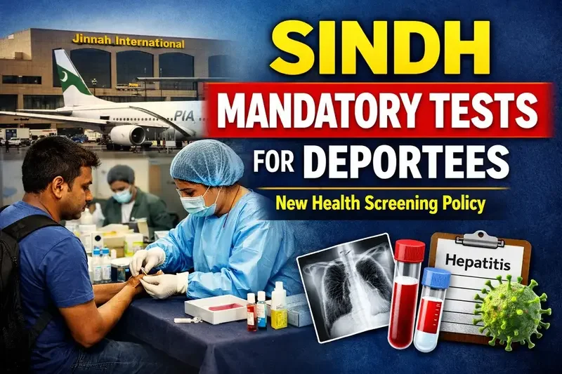 Sindh Government Makes Testing Mandatory for Deportees