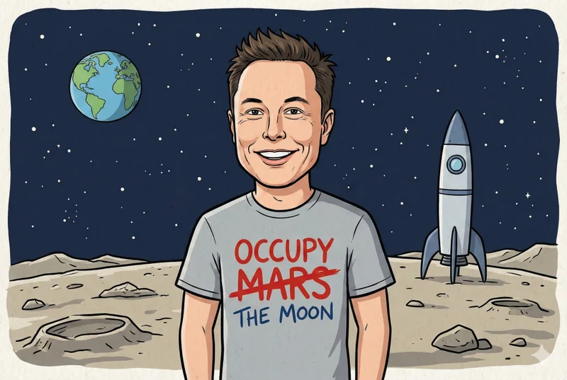 SpaceX to Focus on Lunar ‘Self-Growing City’ Instead of Mars, Elon Musk Says