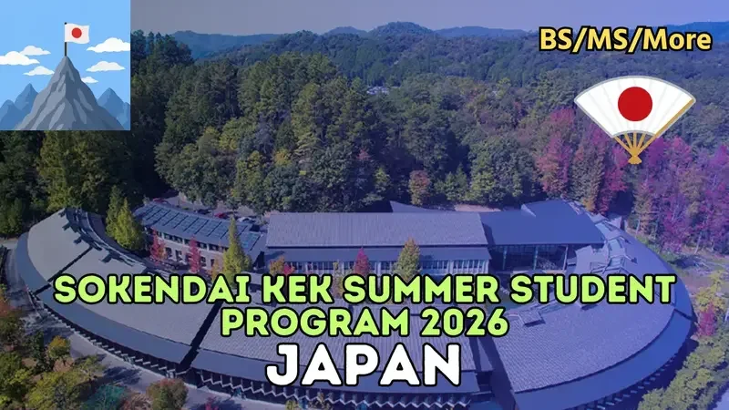 Sokendai KEK Summer Student Program 2026 in Japan: Fully Funded Internship for International Students