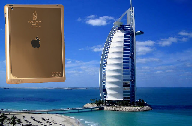 Experience Luxury: Burj Al Arab Dubai's 24 Carat Gold iPads for Guests
